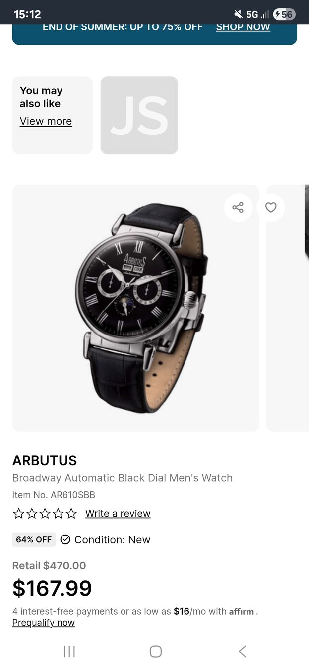 Orologi: Arbutus Broadway Automatic – Usato da Zürich venduto da Asimpleguy 4