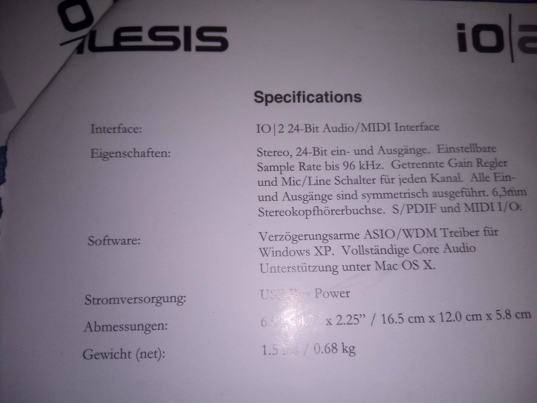Strumenti musicali: Alesis io2 – Usato da St.Gallen venduto da fozzy68 4