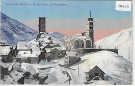 Hospental - Generalansicht im Winter
