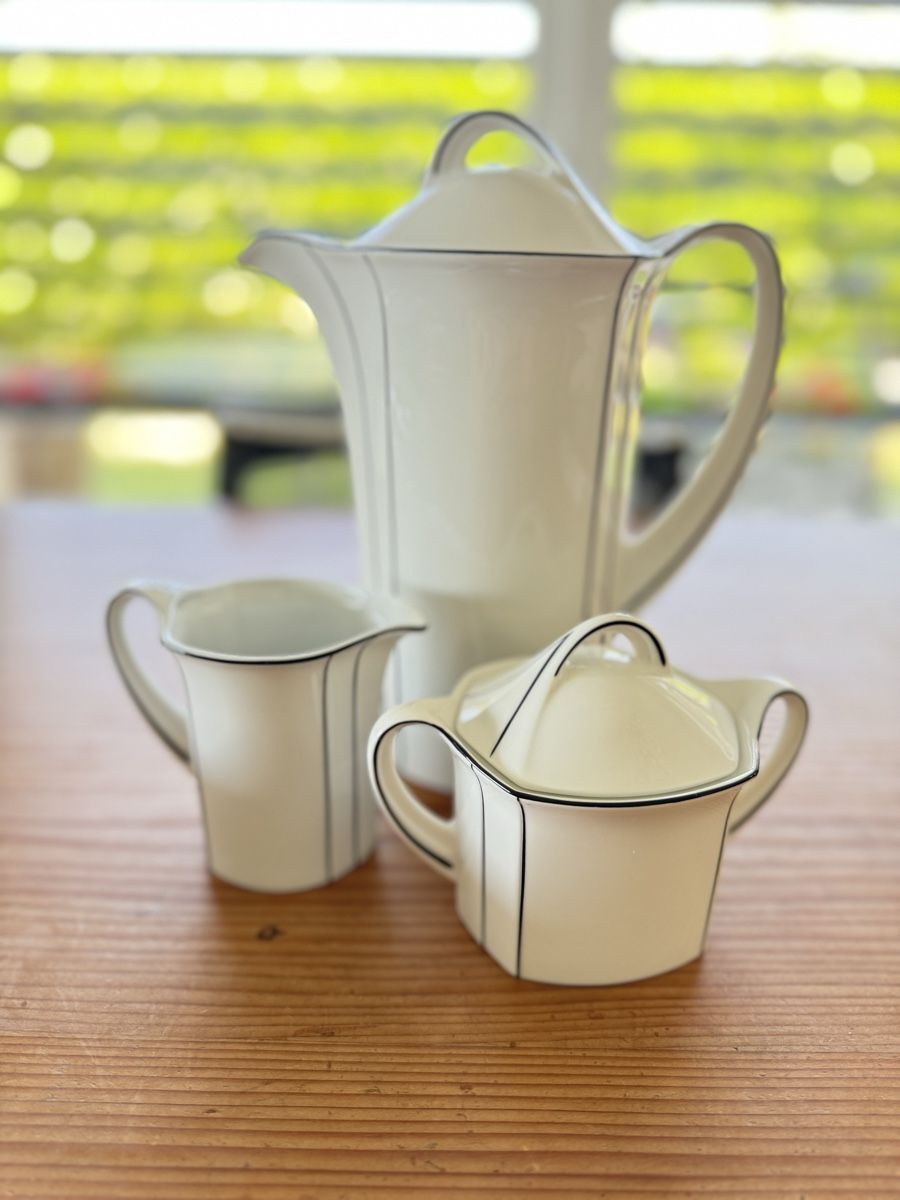 Set di piatti: Kaffeekanne Zuckerdose Milchkännchen Winterling Marktleuthen – Usato da Lanzenhäusern venduto da Galaa 1
