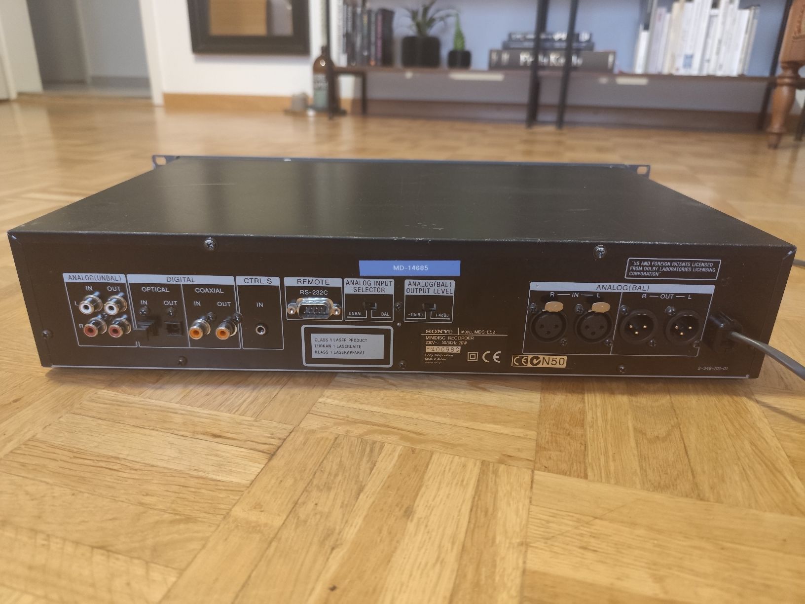 Sony Minidisc: SONY MDS-E52 MD Recorder Rackmount guter Zustand – Usato da Nidau venduto da lpilloud 2