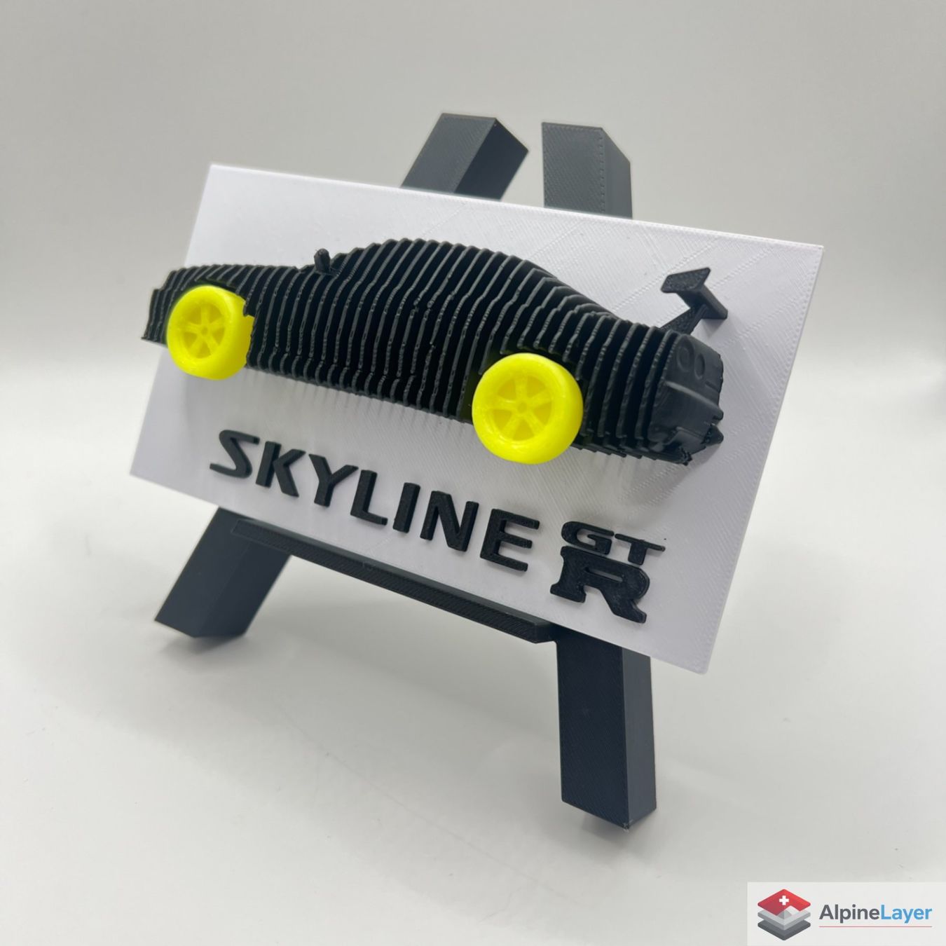 Statuette: Layered Skyline R34 3D Printed Sculpture White Wheels – Nuovo (secondo la descrizione) da Losone venduto da AlpineLayer 7