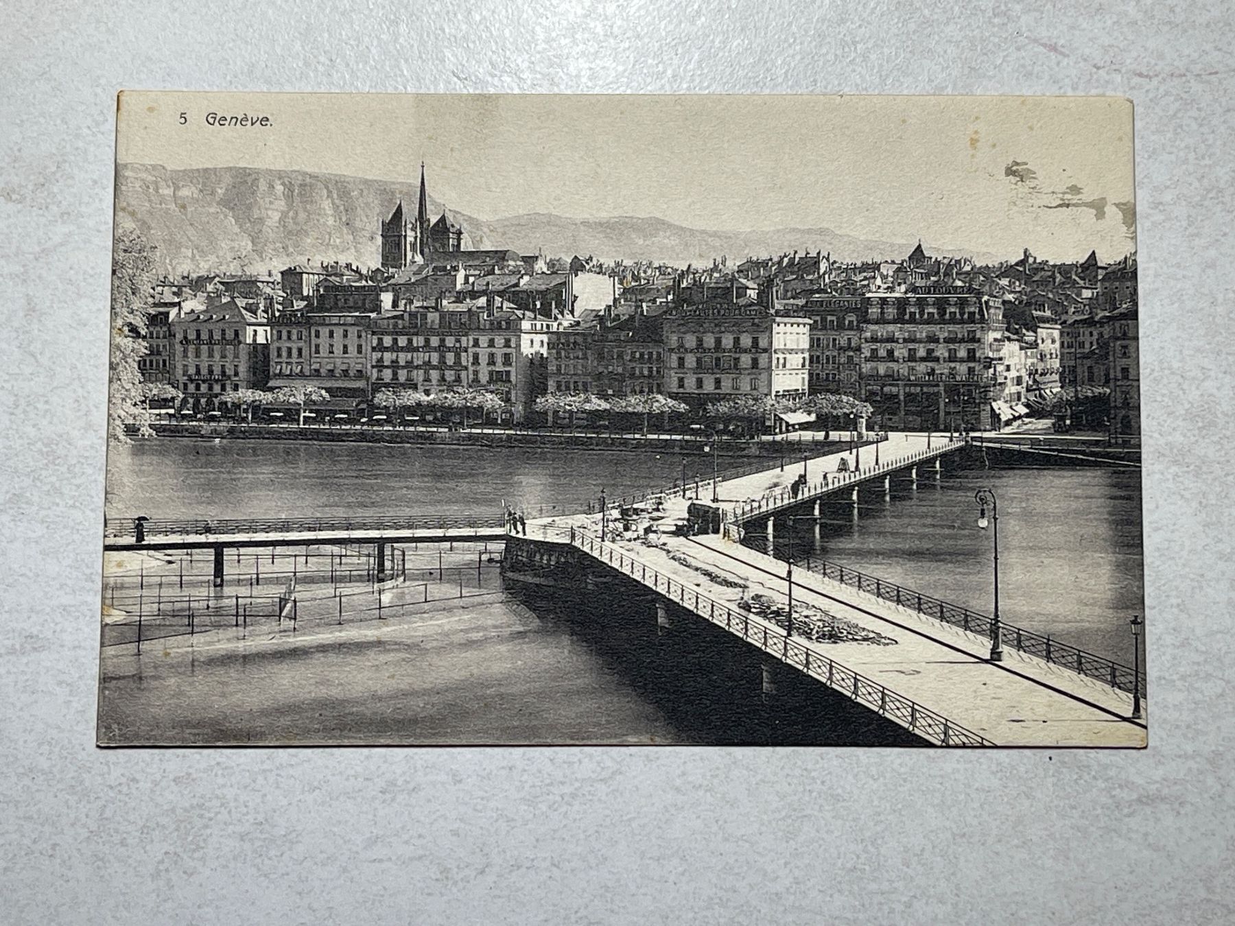 Cartoline postali: Antike Postkarte Genf – Usato da Strengelbach venduto da Aschatan5