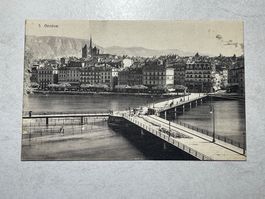 Antike Postkarte Genf
