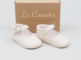 LA COQUETA Mary Jane Lederschuhe Gr. 17 (19274)