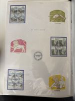 Timbres Helvetia 1983 Signes du Zodiaque Cancer Lion Vierge