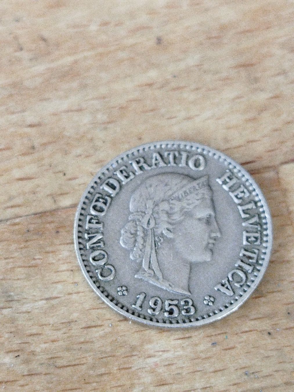 Tutti le monete: pièce de 10 ct 1953 – Usato da Châtel St Denis venduto da Magil71