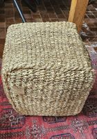 Hocker aus Seegras geflochten guter Zustand 40x40x40cm