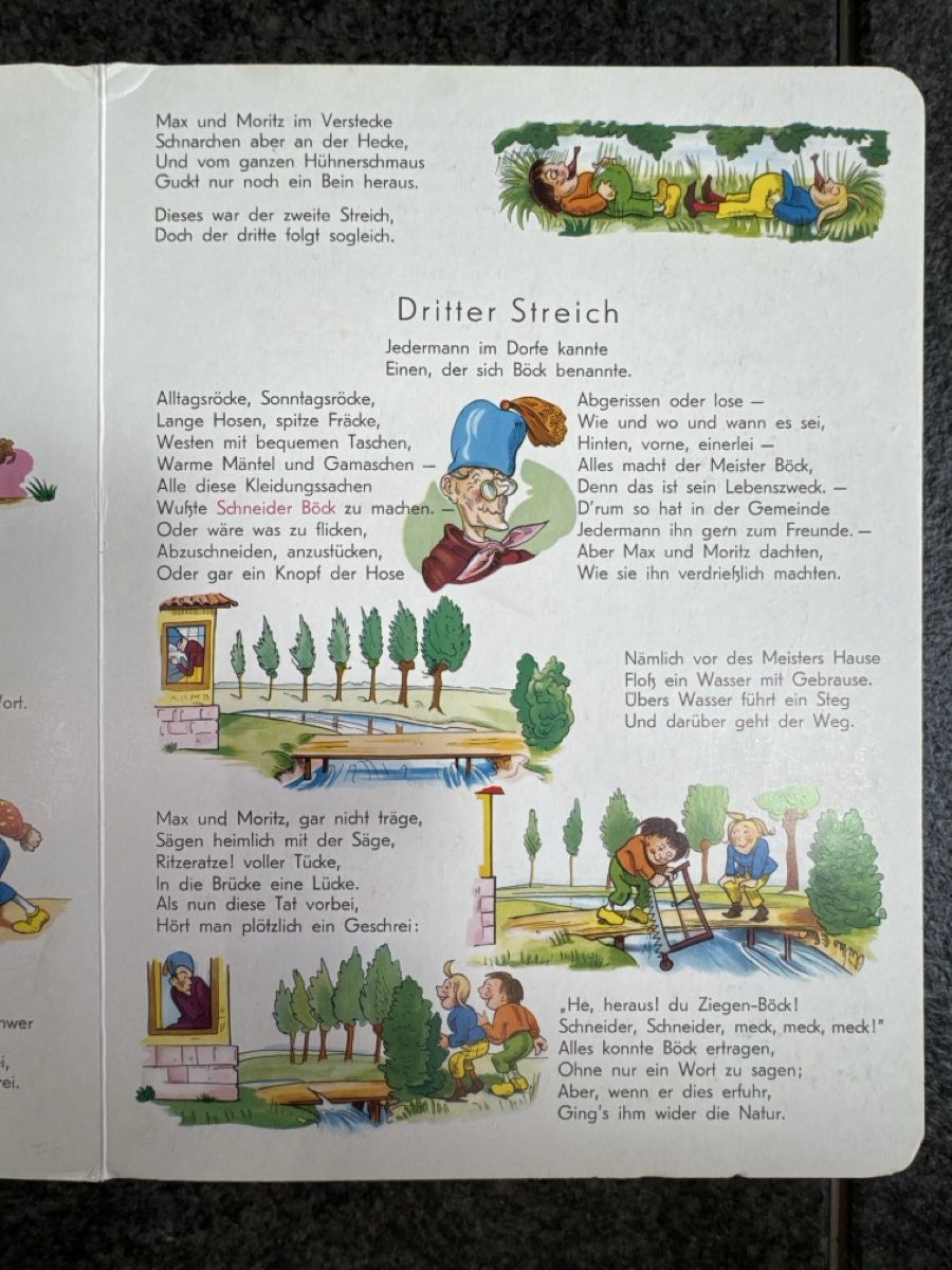 Livres: Max und Moritz Wilhelm Busch   – D'occasion à Eschenz par Belladog 2