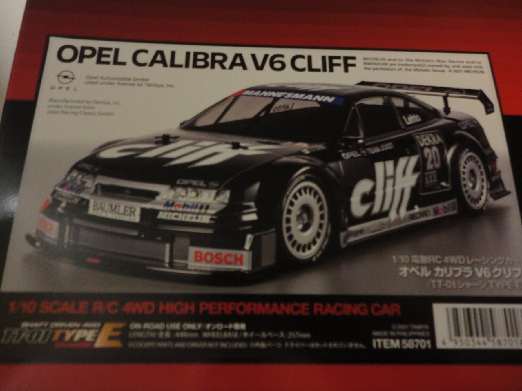 Tamiya Modellismo RC: Tamiya  Opel Calibra V6 Cliff – Nuovo e nell'imballaggio originale da Horgen venduto da RcModell 1