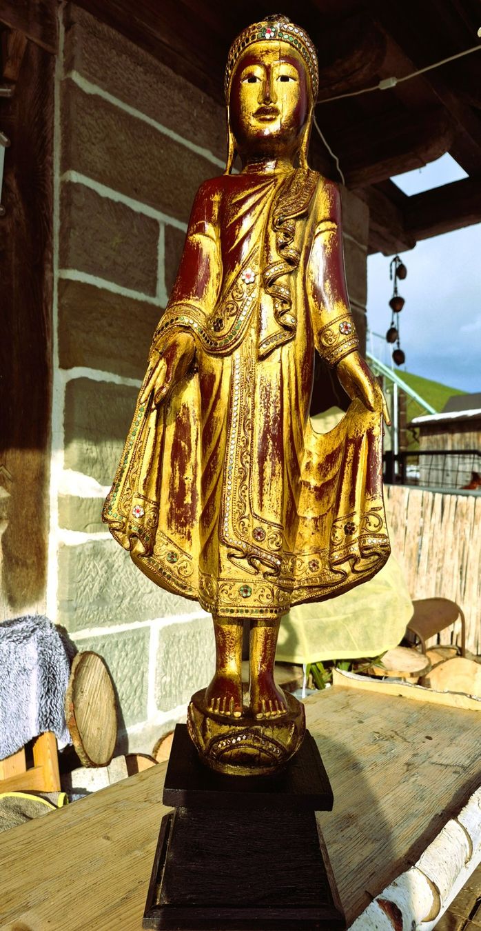 Skulpturen & Statuen: Mandalay-Buddha Figur um 1860 – Gebraucht aus Schafhausen im Emmental von Herzrose 1