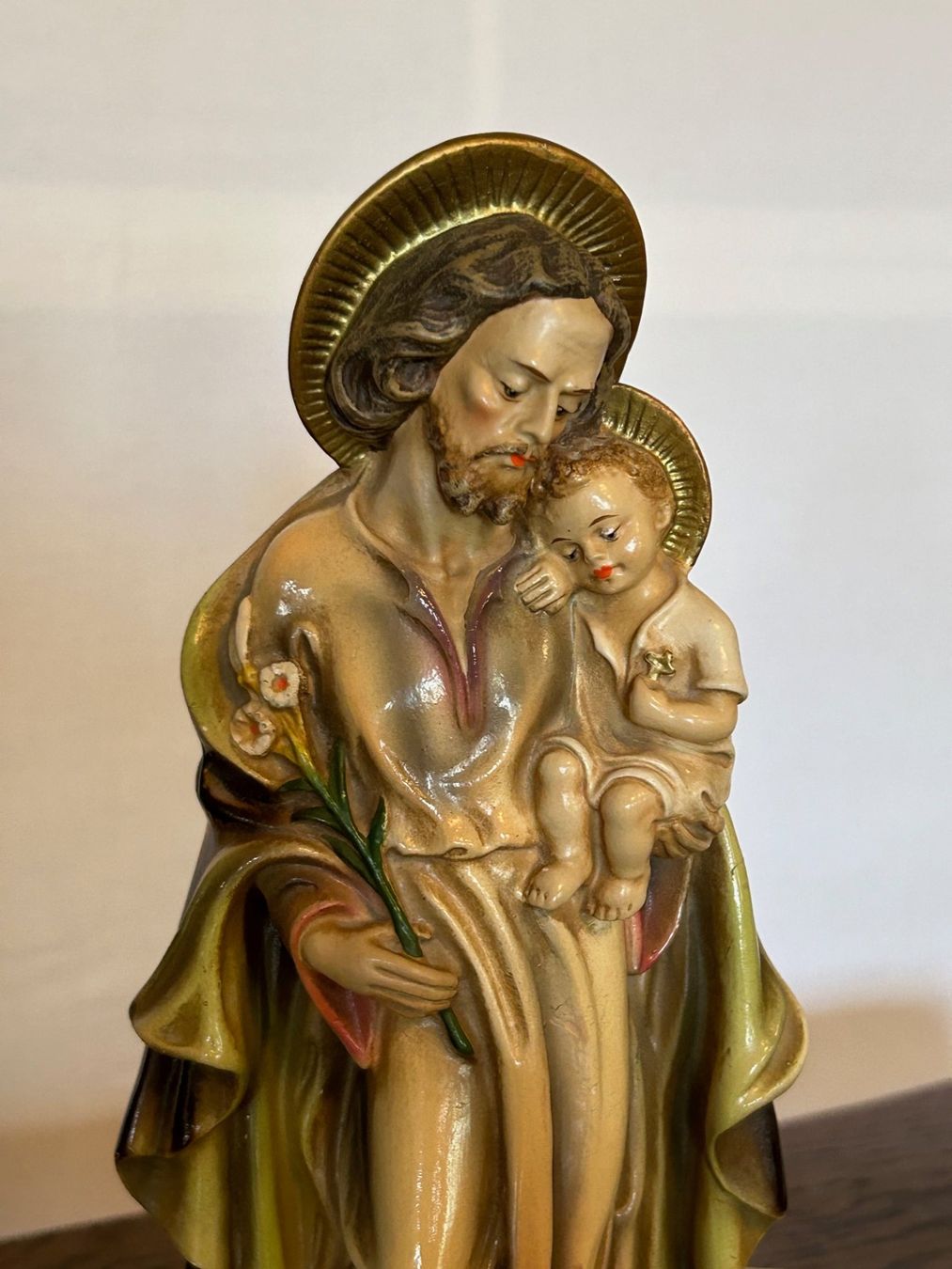 Sculture & Statue: Heiligenfigur Josef mit Jesuskind – Nuovo (secondo la descrizione) da Rocourt venduto da Vij_mz6g 4