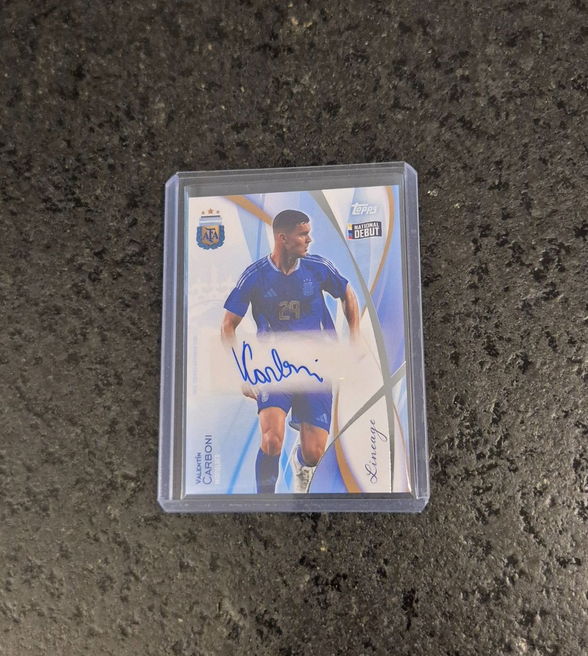 Topps Carte collezionabili: Valentin Carboni RC Autogramm - Argentinien - Topps – Nuovo (secondo la descrizione) da Burg AG venduto da Danoe