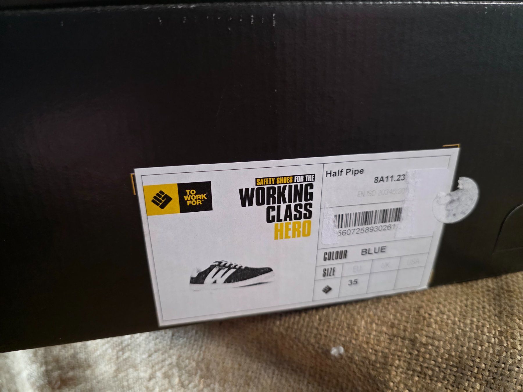 Scarpe da uomo: NEU: Sicherheits Schuhe Working Class Half Pipe Gr. 35 – Nuovo e nell'imballaggio originale da Walterswil BE venduto da Lonitti 2