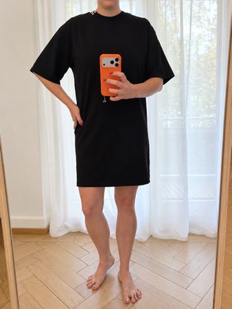 HUGO freizeitKleid schwarz Baumwolle neuwertig