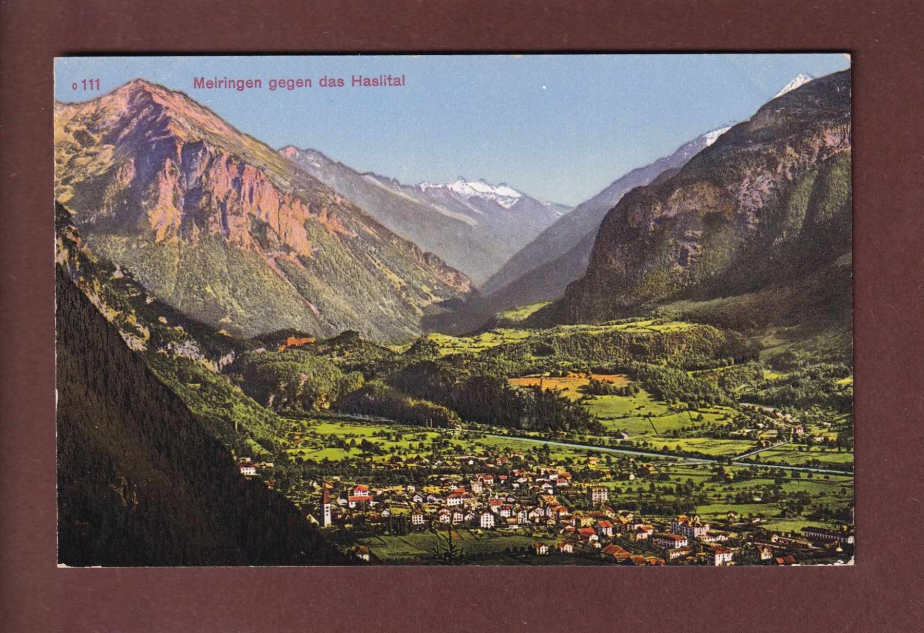 Ansichtskarten: MEIRINGEN - Haslital – Gebraucht aus Pully von nicecards