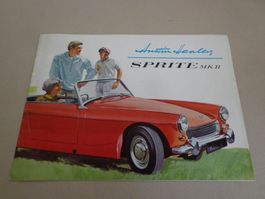 Rarität !!! Prospekt Austin Healey Sprite MK2