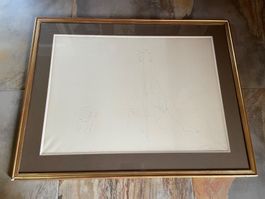 Hans ERNI. Maternité. Grande encre de chine sur papier