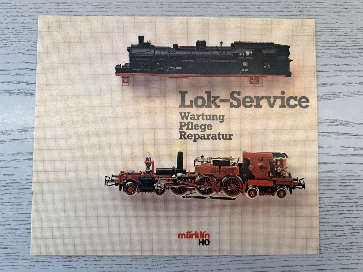 Märklin Modellini di ferrovie: Märklin Lok-Service Broschüre, ca 1982 – Usato da Lupsingen venduto da New-Haven