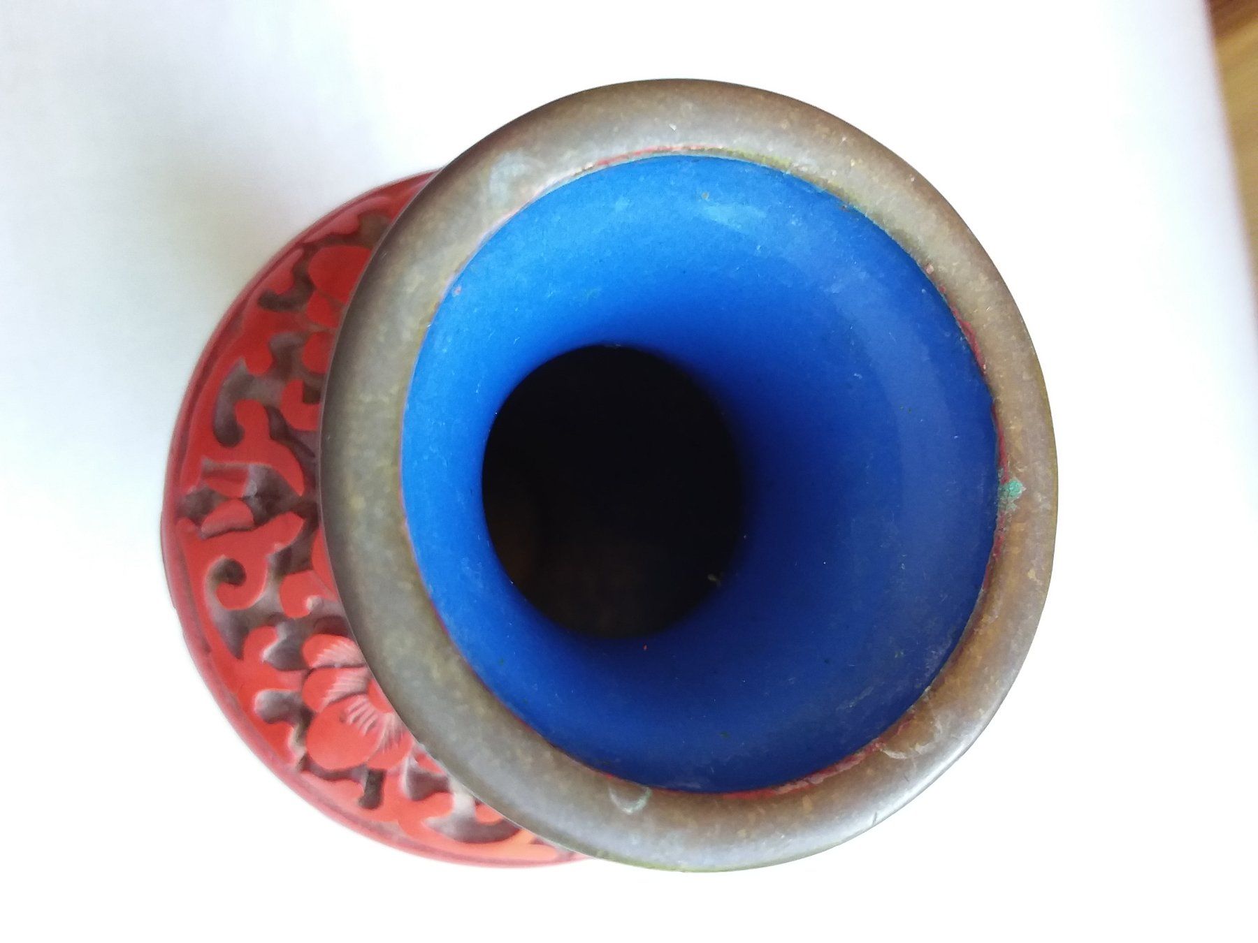 Vasi & Recipienti: Kleine RotLack Vase CHINA ca 1950 – Usato da Zürich venduto da helsan 6