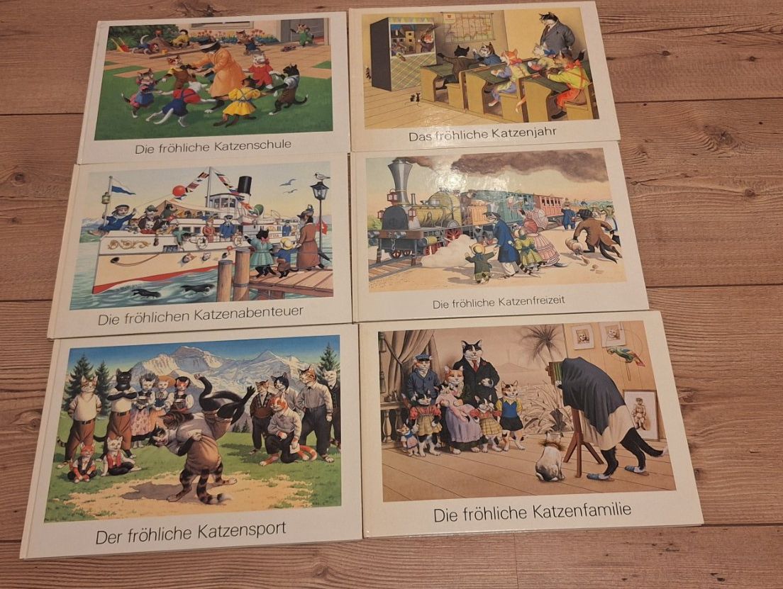 Bücher: Bücher Katzen 6 Bände – Gebraucht aus Neuenkirch von Ducati79