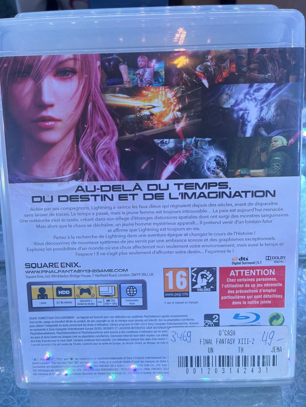 Spiele: Jeu PS3 Final Fantasy XIII-2 – Gebraucht aus Le Locle von Ndex_collection 3