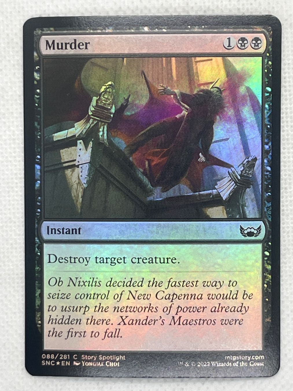 Magic The Gathering Sammelbilder & Trading cards: MTG Murder SNC 88 Englisch Common Foil – Gebraucht aus Hinterkappelen von Kim1992