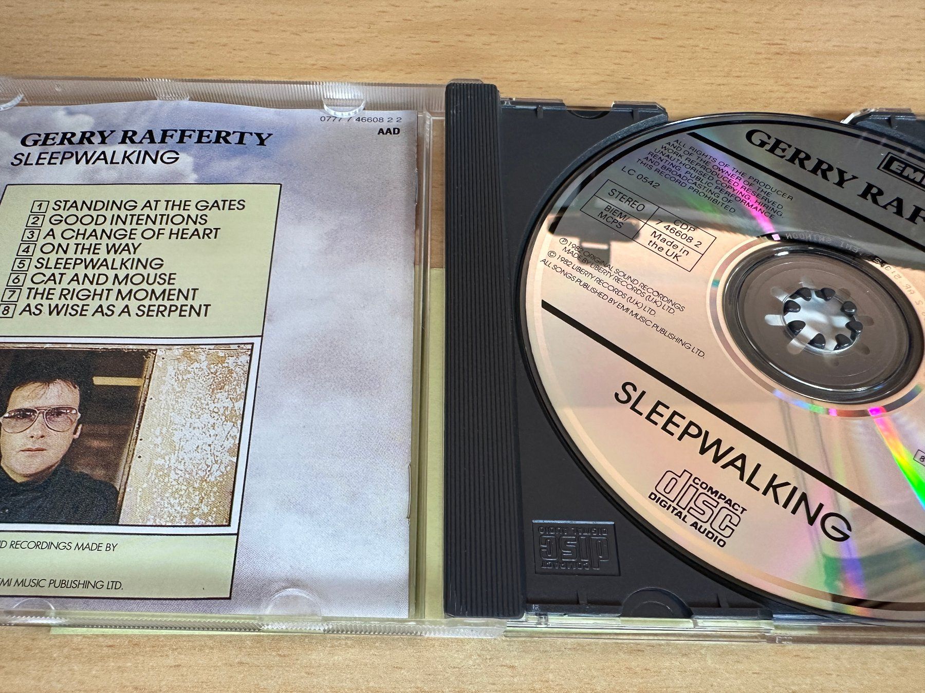 CD: Gerry Rafferty – Sleepwalking – Usato da Rikon im Tösstal venduto da Alpenmutz 2