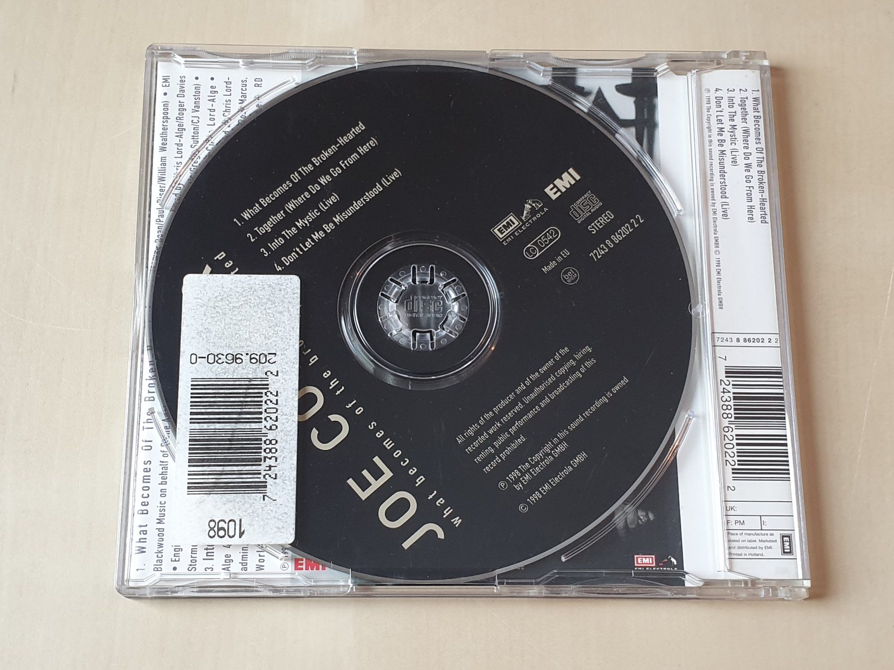 CD: Joe Cocker what becomes of the broken-hearted – Usato da Stansstad venduto da collectorsshop 1