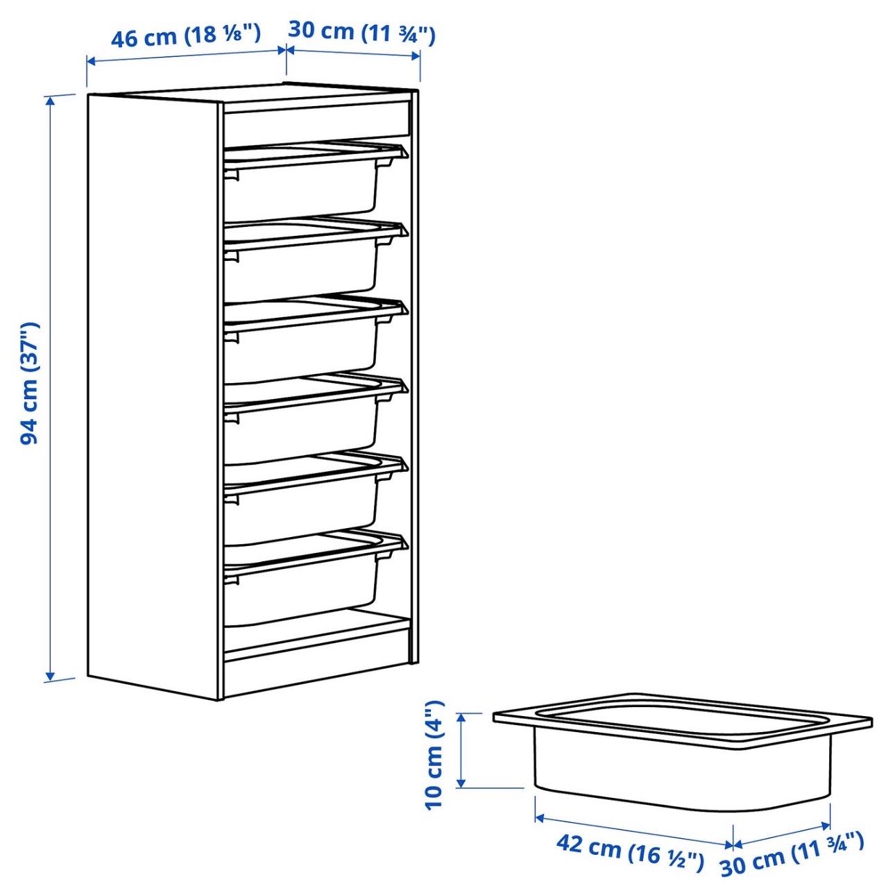 Ikea Armoires: IKEA Trofast Storage – Neuf (Voir description) à Flüh par cla_5975 5