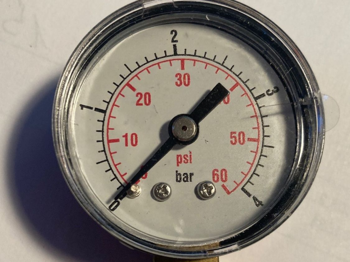 Tecnologia medica: Manometer 0-4 Bar zum Druckvenil – Nuovo e nell'imballaggio originale da Büren/ So venduto da u.limacher