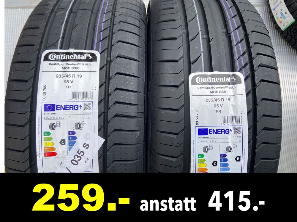 235/ 45 R19, Continental - 2 Stück /035s (Neu und originalverpackt) in ...