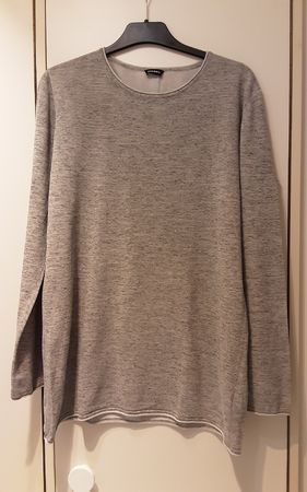 Diesel pull homme, M, gris, coton