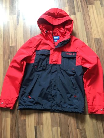 Adidas Jacke Originals, Gr. M, rot/blau