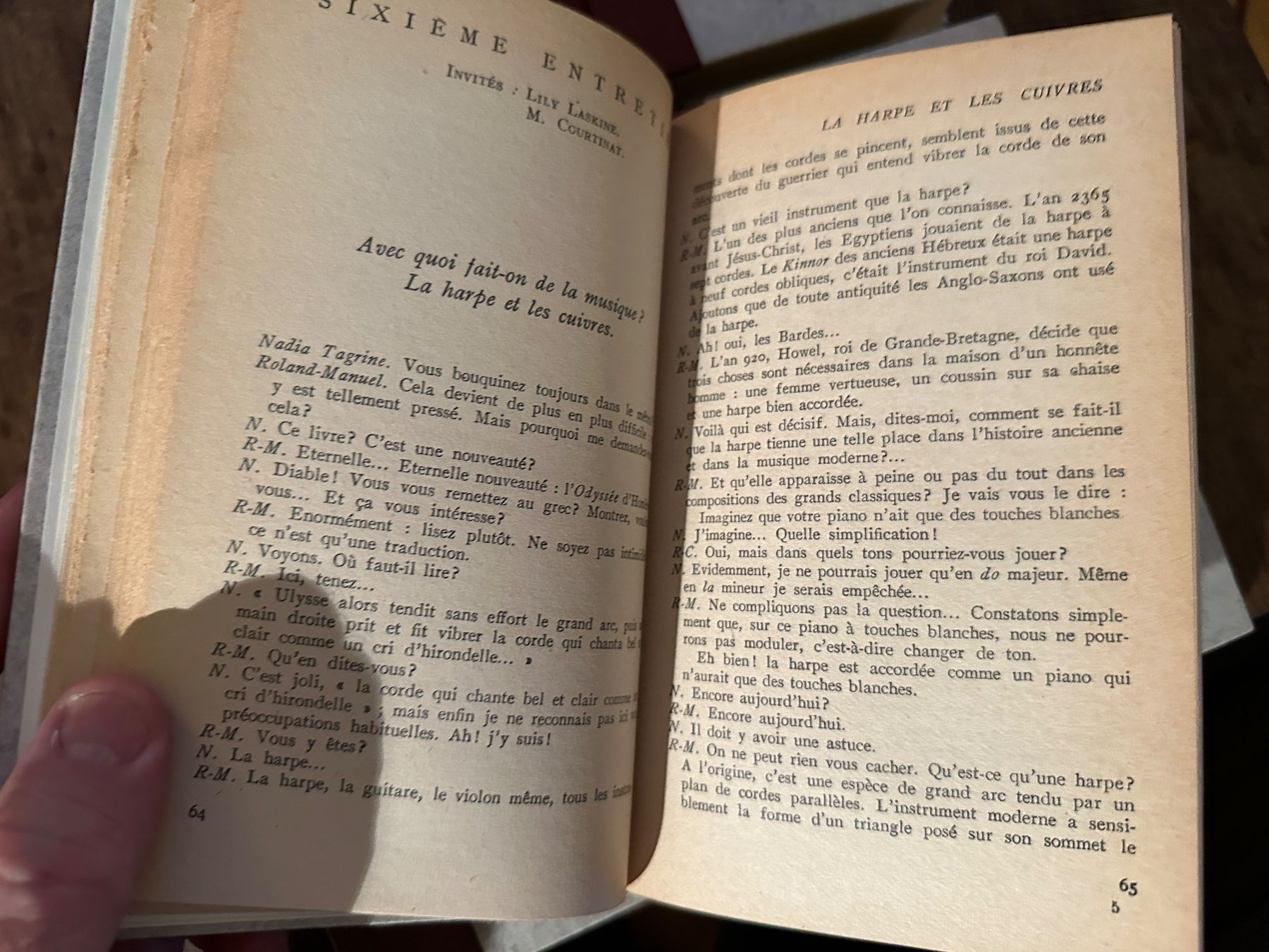 Libri: Roland Manuel: Plaisir de la musique – Usato da Zürich venduto da allp 8