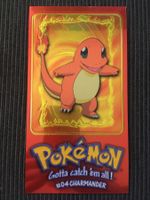 Pokemon Charmander Holo Topps Boxtopper vintage 2000