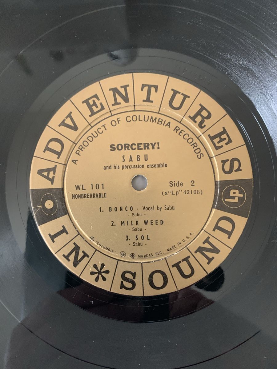 Dischi in vinile: SABU (Martinez)/ Sorcery – Usato da lausanne venduto da Ccheche 1