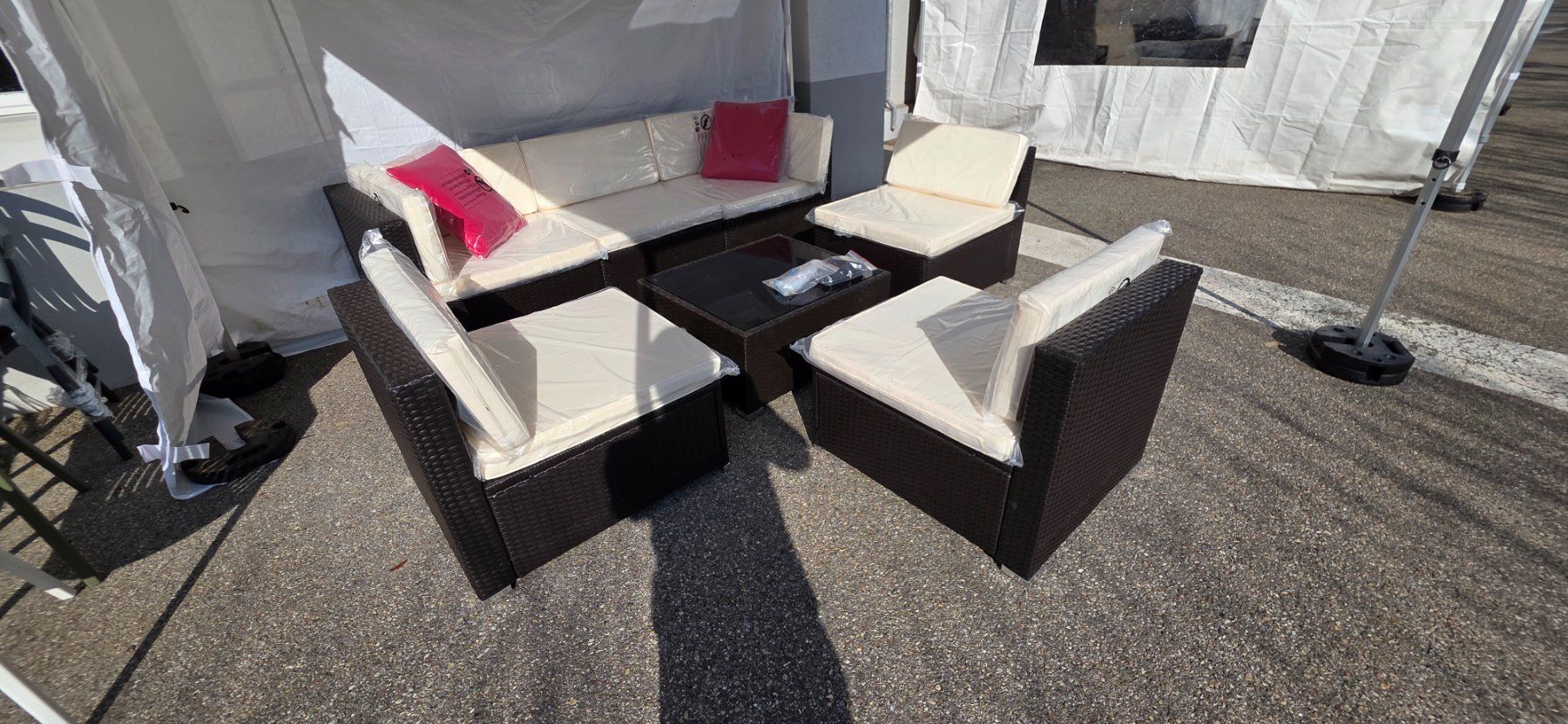 Divani: Gartenlounge neu ablager, – Nuovo e nell'imballaggio originale da Lützelflüh-Goldb venduto da Rampenverkauf_72_ 4