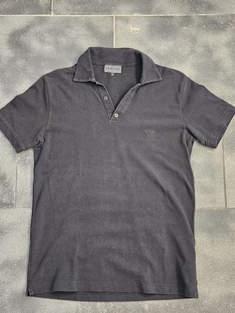 Emporio Armani Polohemd kurzarm Grösse L schwarz