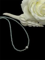 Amazonitkette mit Silber 45 cm
