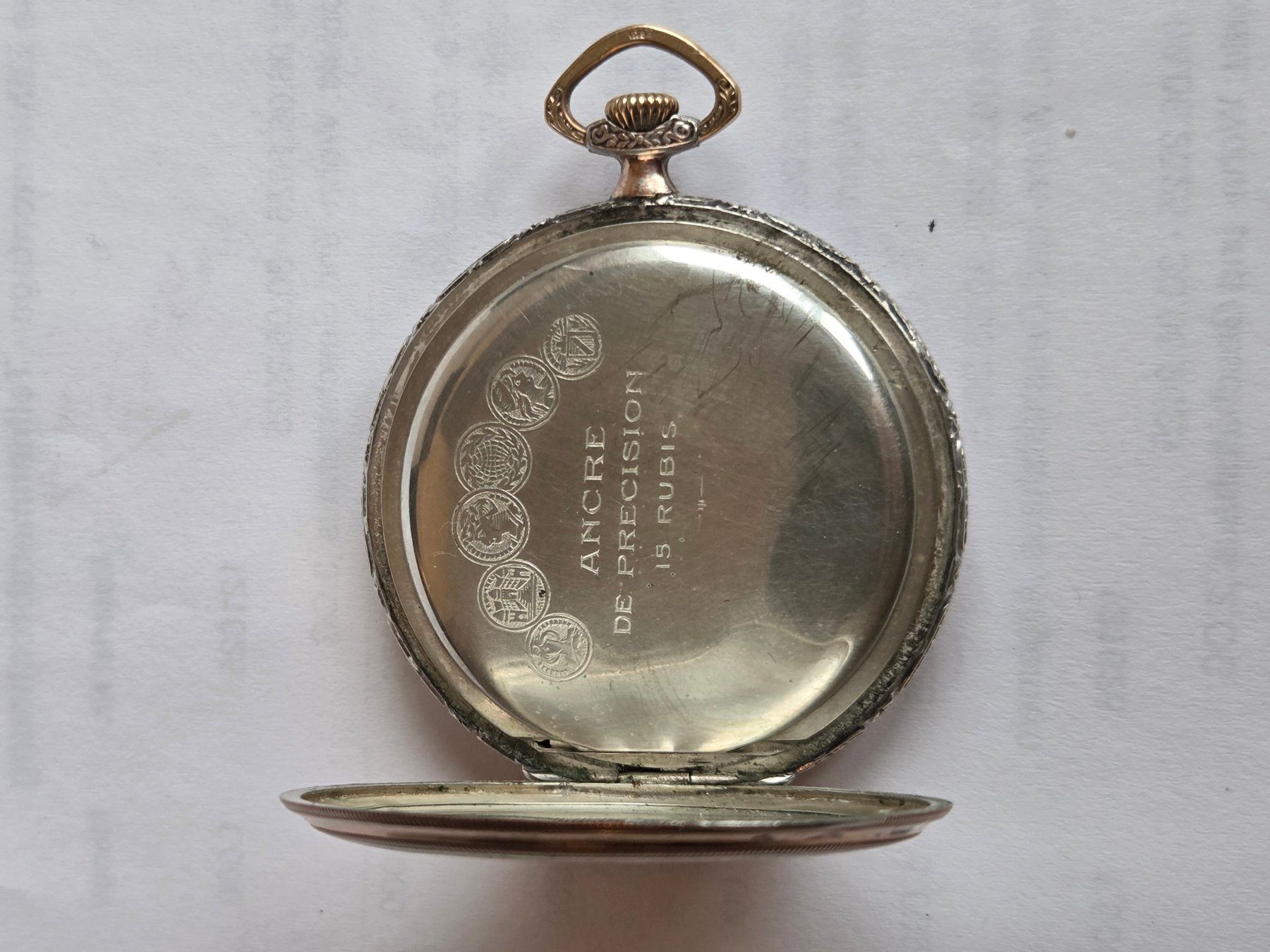 Orologi: Silber Taschenuhr aus Nachlass – Usato da Kriens venduto da 1mars10 2