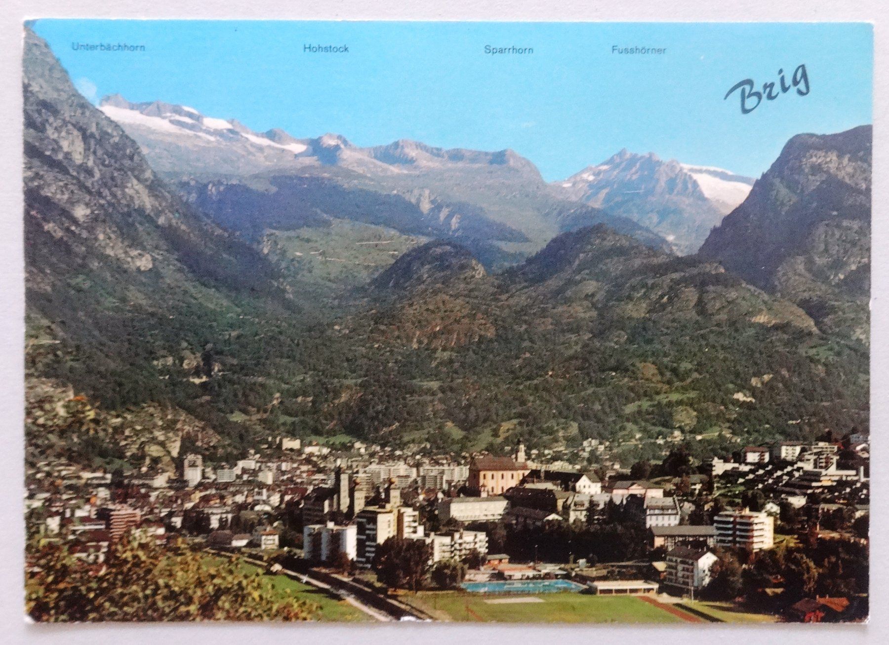 Cartoline postali: Brig gegen Belalp – Difettoso da Fétigny venduto da Billy2miny