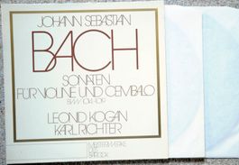 Bach Sonaten Für Violine Und Cembalo   Kogan 2 LPs GEWASCHEN