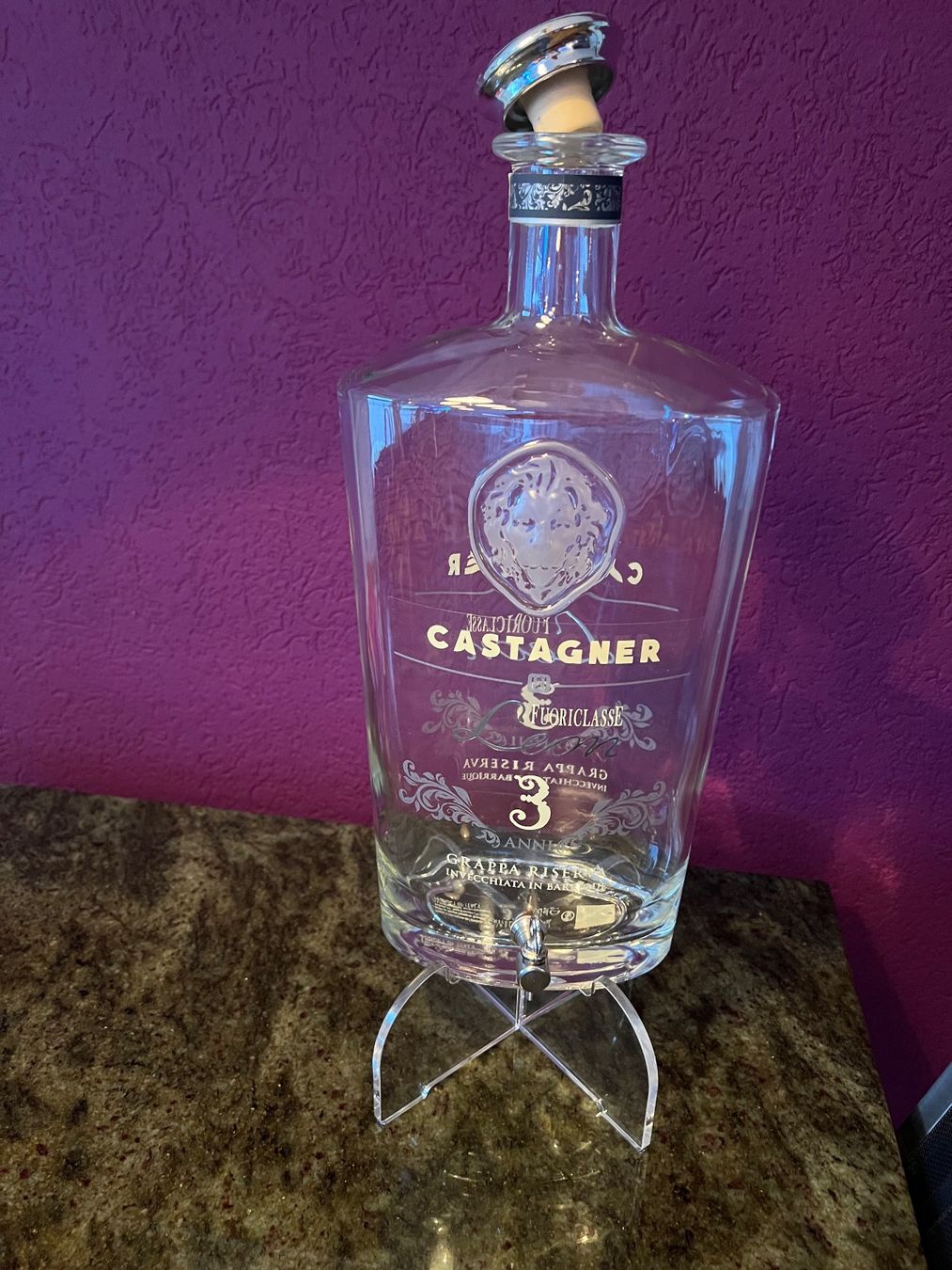 Altro: Castagner Grappa Flasche mit Zapfhahn – Usato da Neftenbach venduto da ernach 1