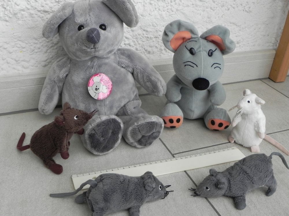 maus-pl-schtier-set-6-stk-m-use-gebraucht-in-stallikon-f-r-chf-8