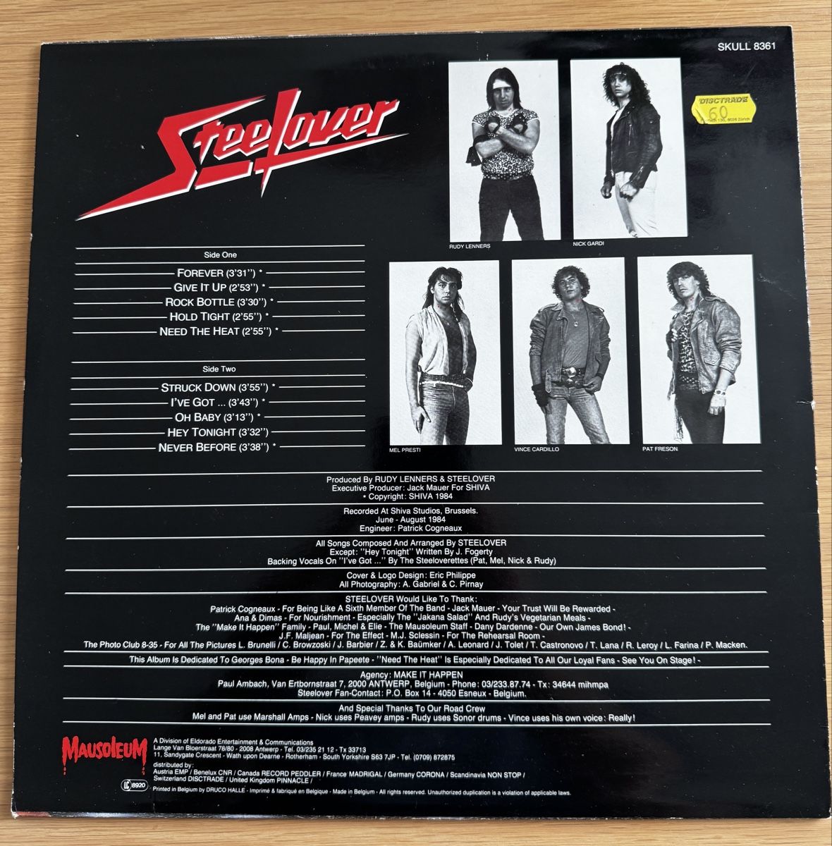 Dischi in vinile: Steelover - Glove me – Usato da Tuggen venduto da Ainslie-Man 1