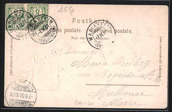 Cartes postales: AK Mariastein, Teilansicht mit Kirche – D'occasion à Berlin par bartko-reher 1