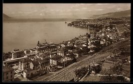 AK Montreux, et Clarens, Vue générale