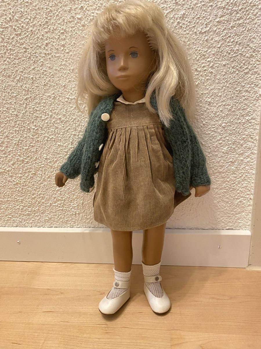 Sasha Morgenthaler Bambole: Sasha Mädchen 70er Jahre in Originalkleidchen – Usato da Winterthur venduto da Sunshineandrain