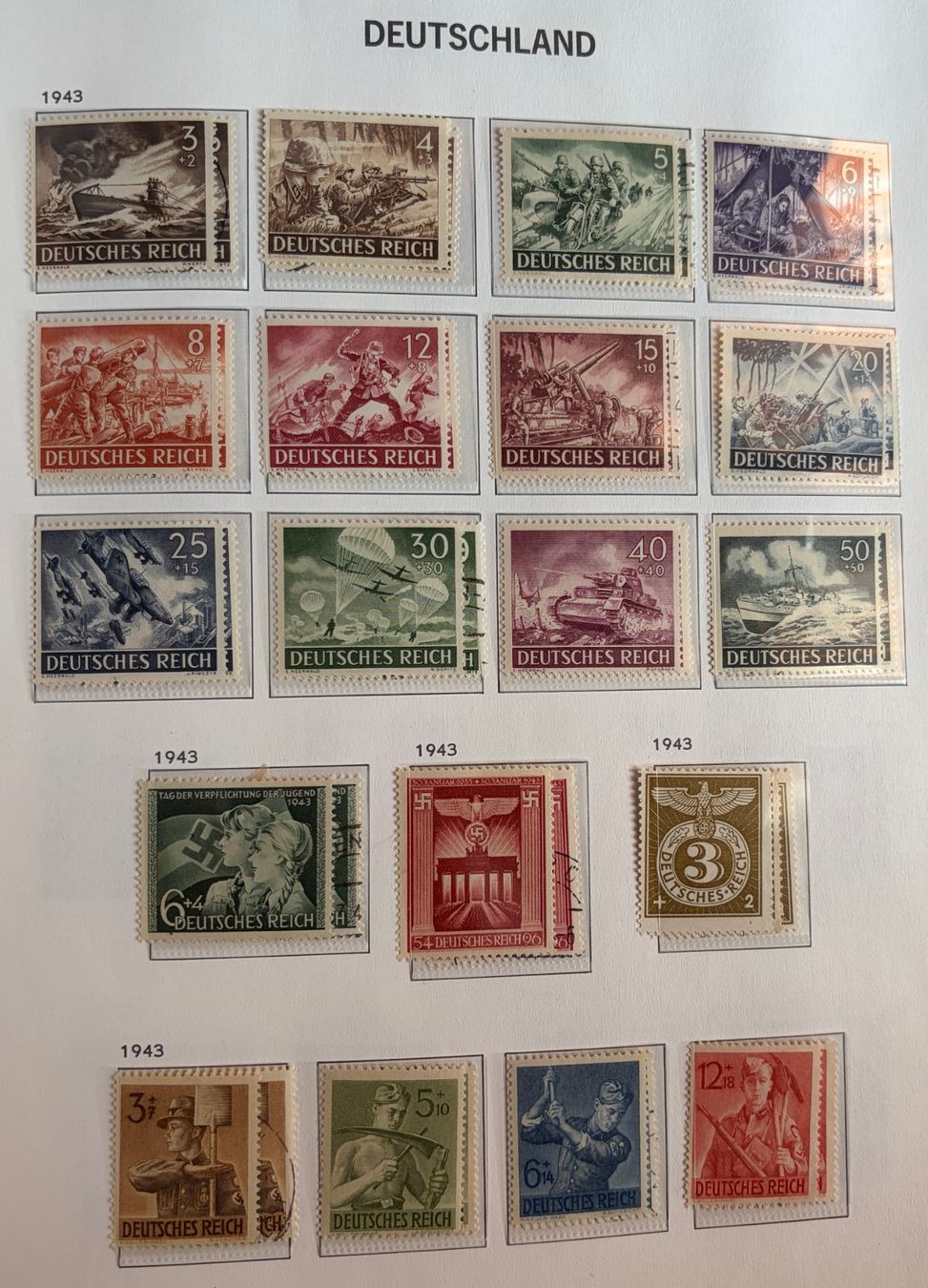 Tous les timbres: Briefmarken Deutsches Reich – D'occasion à Dotzigen par ser_8hp9